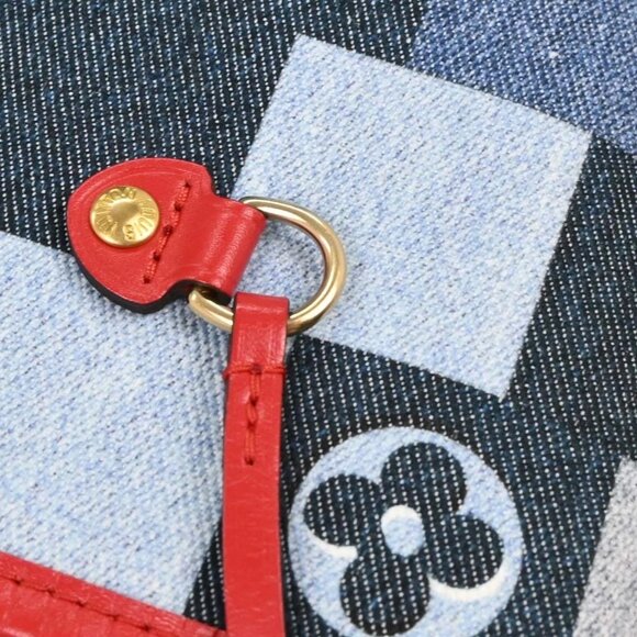 Louis Vuitton Monogram Denim Neverfull MM Shoulder Tote Bag M44981 116458 - Picture 6 of 10